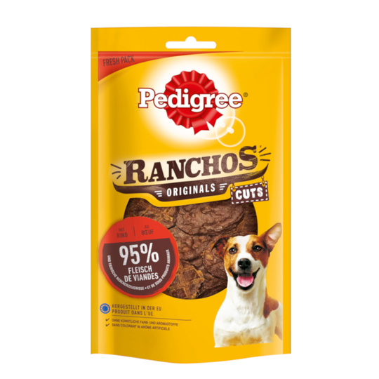 Pedigree Ranchos Original Cuts 65 g - Nötkött