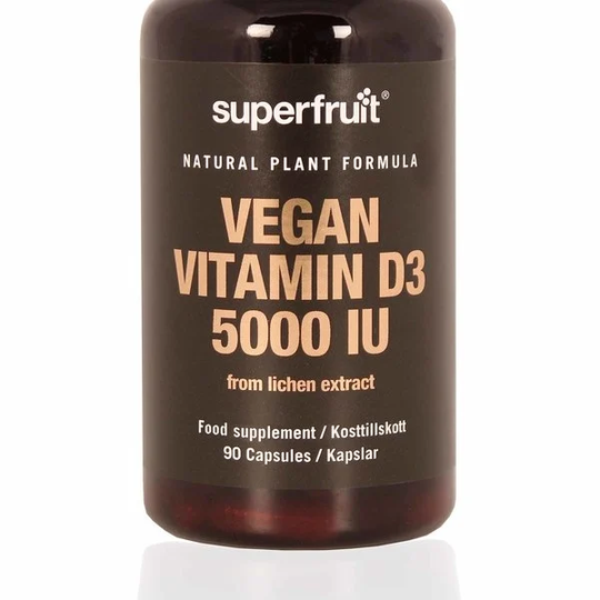 Superfruit Vegan Vitamin D3 5000 IE 90 kapslar