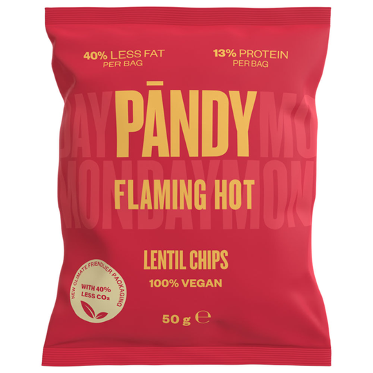 Pändy Lentil Chips Flaming Hot 50 g