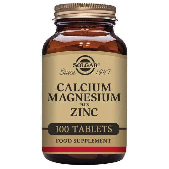 Solgar Calcium Magnesium Plus Zinc 100 tabletter