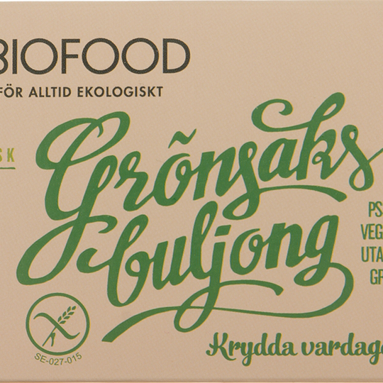 Biofood Grönsaksbuljong tärningar 8 st