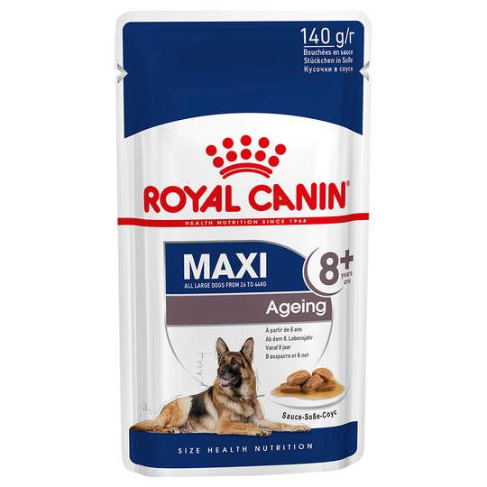 Royal Canin Maxi Ageing 8+ i sås - 10 x 140 g