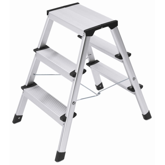 Hailo Hopfällbar trappstege L90 Step-ke 2x3 steg 60 cm 4443-701