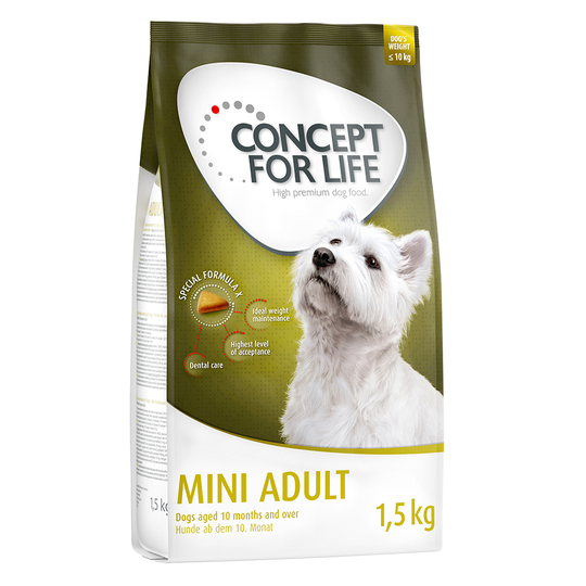 Concept for Life 2 x 1,5 kg till kanonpris! - Mini Adult