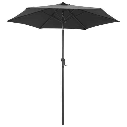 vidaXL Parasoll antracit 200x211 cm aluminium
