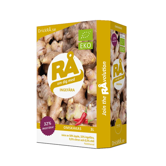 RÅ Ingefära Bag-in-Box, 3l ekologisk
