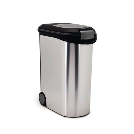 Curver Matbehållare för djurmat 20 kg 54 L Silver 794074