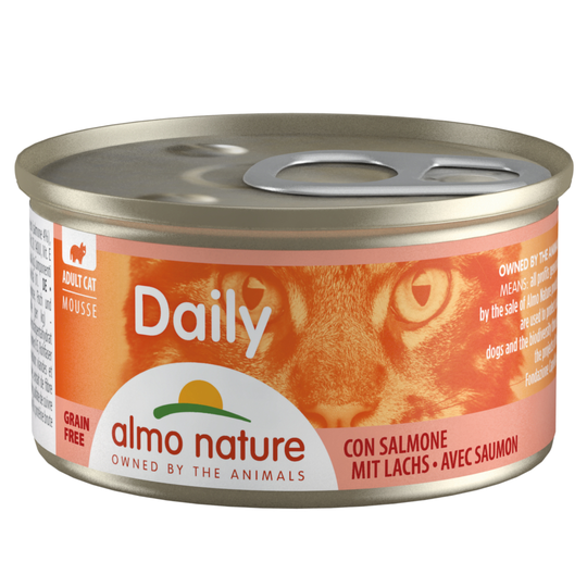 Almo Nature Daily Menu 6 x 85 g - Mousse med lax