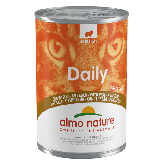 Almo Nature Daily Menu 6 x 400 g - Kalv
