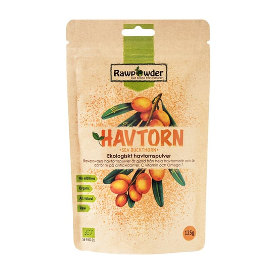Rawpowder Havtornspulver 125 g