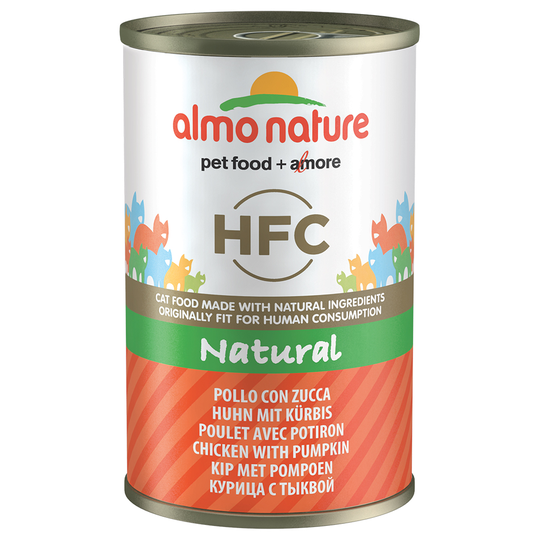 Ekonomipack: Almo Nature HFC 24 x 140 g - Kyckling & pumpa