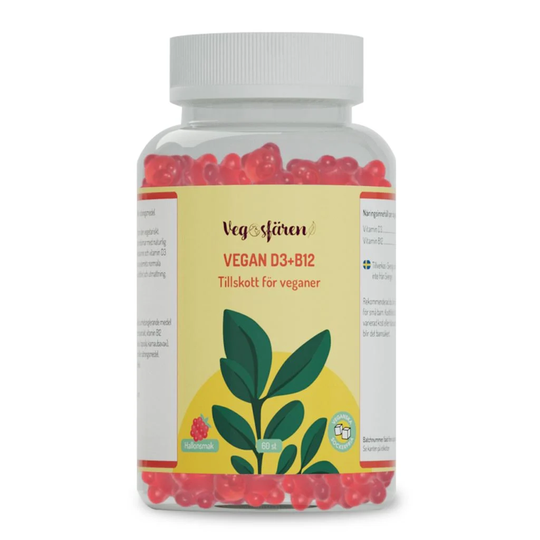 Vegosfären Vegan D3+B12 60 st