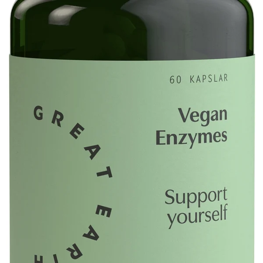 Great Earth Vegan Enzymes 60 kapslar