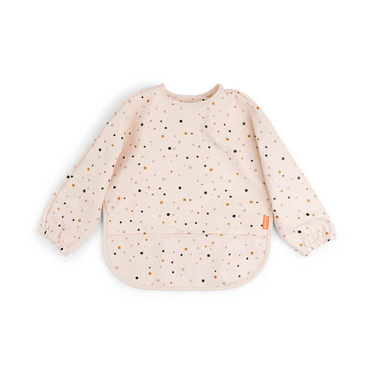 Done by Deer Långärmad Haklapp Happy dots Powder