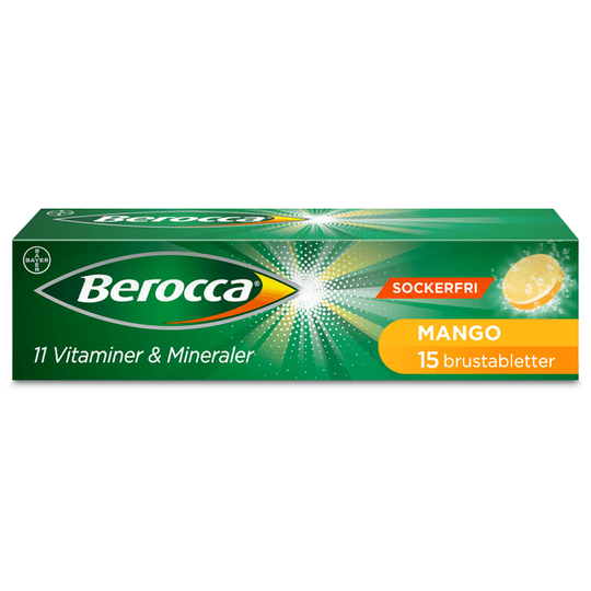 Berocca Performance Mango 15 brustabletter