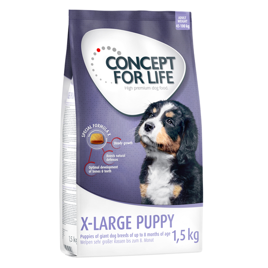 Concept for Life 2 x 1,5 kg till kanonpris! - X-Large Puppy