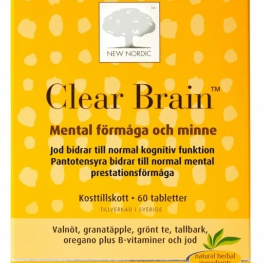 New Nordic Clear Brain 60 tabletter