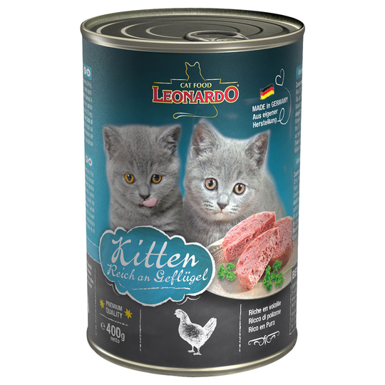 Leonardo All Meat 6 x 400 g - Kitten