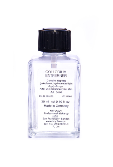 Collodium, remover