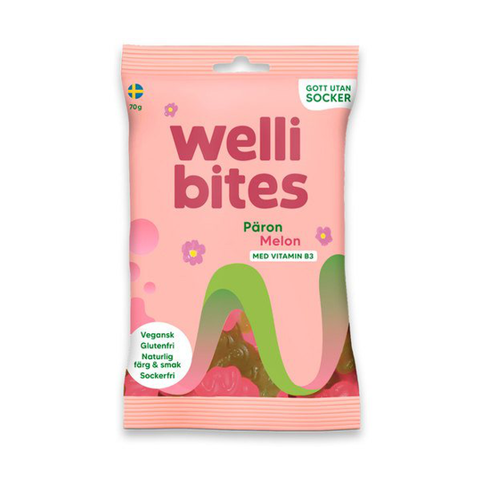 Wellibites Päron & Melon 70 g