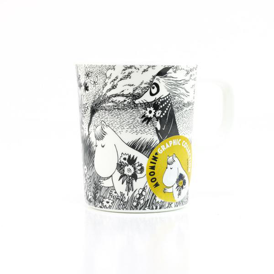 Rätt Start Mumin Graphic Stor mugg med handtag 250 ml