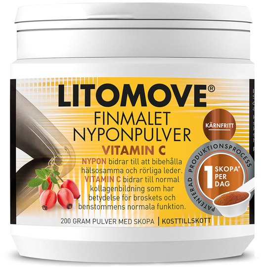 Litomove Nyponpulver Vitamin C 200 g