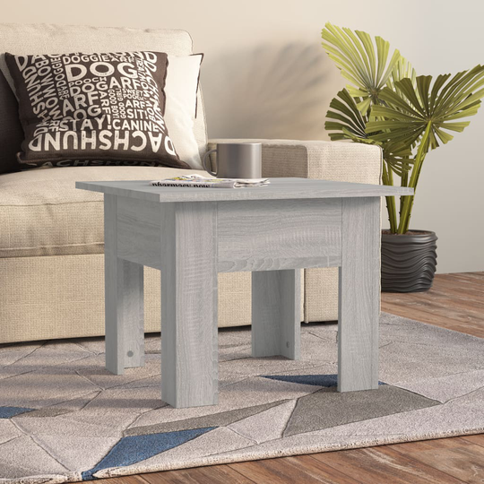vidaXL Soffbord sonoma 55x55x42 cm spånskiva