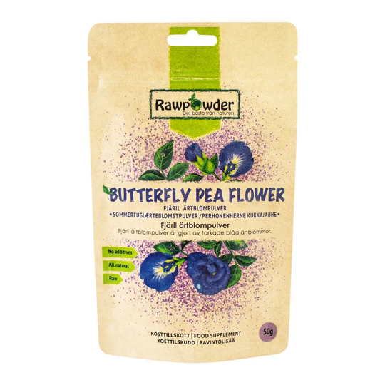 Rawpowder Butterfly Pea Flower Pulver, 50