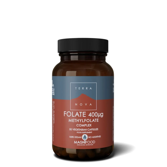 Terranova Folate (Methylfolate) 400 ug Complex 50 kapslar