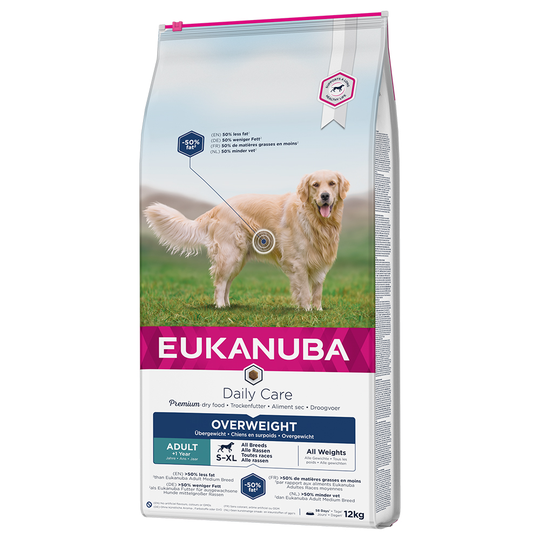Eukanuba Daily Care Overweight Adult - Ekonomipack: 2 x 12 kg