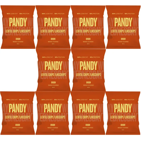Pändy Lins Chips Lök 10-pack