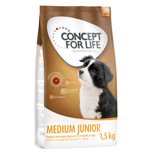 Concept for Life 2 x 1,5 kg till kanonpris! - Medium Junior