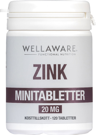 WellAware Zink 120 minitabletter