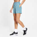 MP Run Life Training Shorts för kvinnor - Blå/Vit - XXS