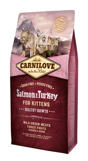 Carnilove Salmon o Turkey Kitten 2kg