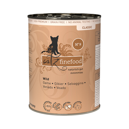 catz finefood på burk 6 x 400 g - Vilt