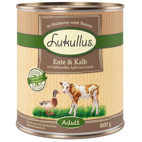 Lukullus Anka & kalv 6 x 400 g