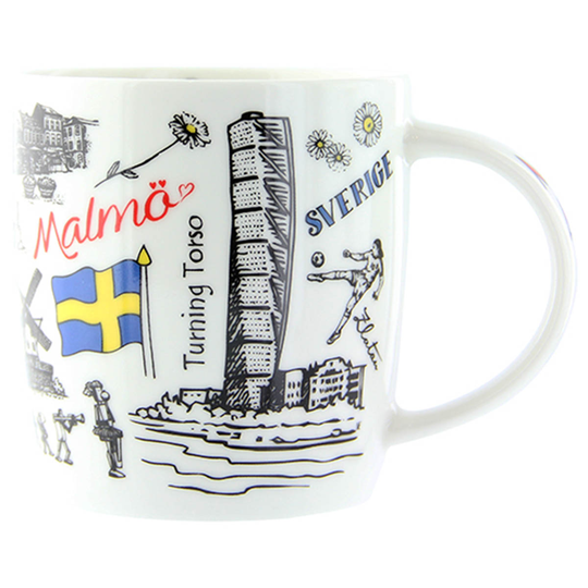 Porslinsmugg, Malmö 370 ml