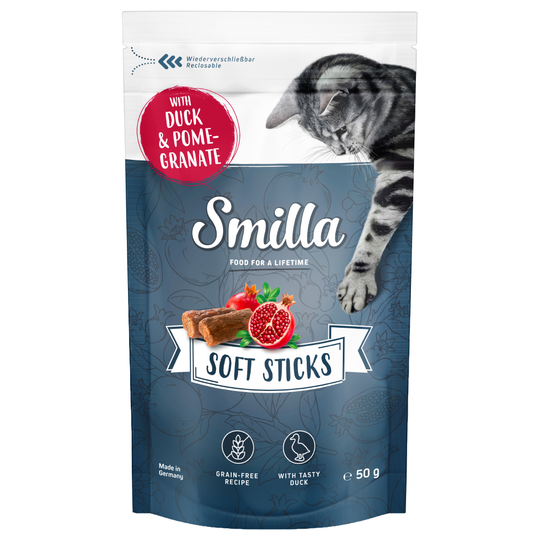 Smilla Soft Sticks 50 g - Anka & granatäpple