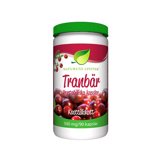Naturens Apotek Tranbär 500mg, 90 kapslar