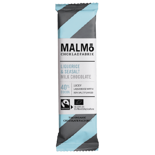 Malmö Chokladfabrik Lakrits & Havssalt 25 g