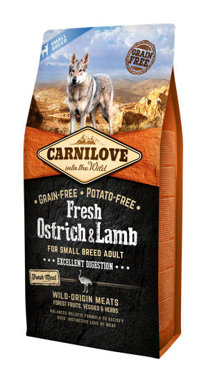 Carnilove Fresh OstrichoLamb Adult Small 6kg