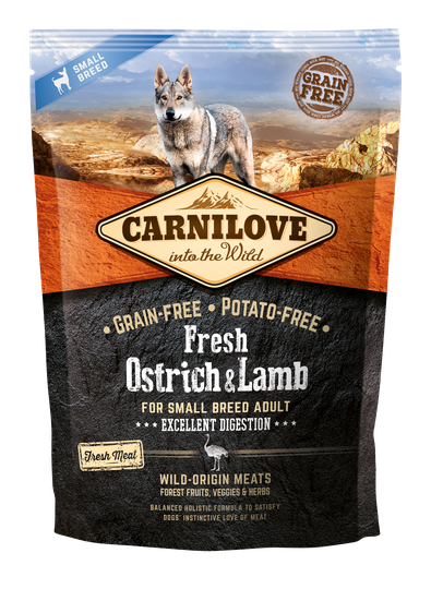 Carnilove Fresh OstrichoLamb Adult Small 1,5kg