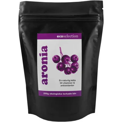 Ecoselection Aronia Torkade bär, 250g ekologisk