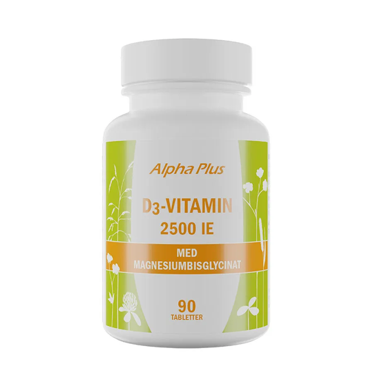 Alpha Plus D3 vitamin 2500IE, 90 tabletter