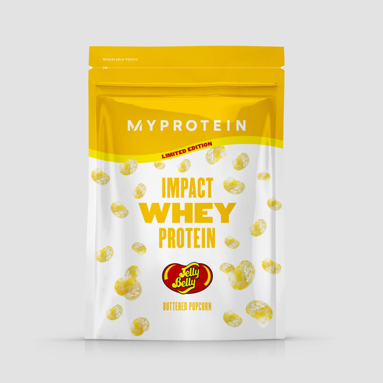 Vassleprotein - Impact Whey Protein - 1kg - Jelly Belly - Buttered Popcorn