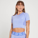 MP Women's Curve Crop Short Sleeve T-Shirt - Lila - XL