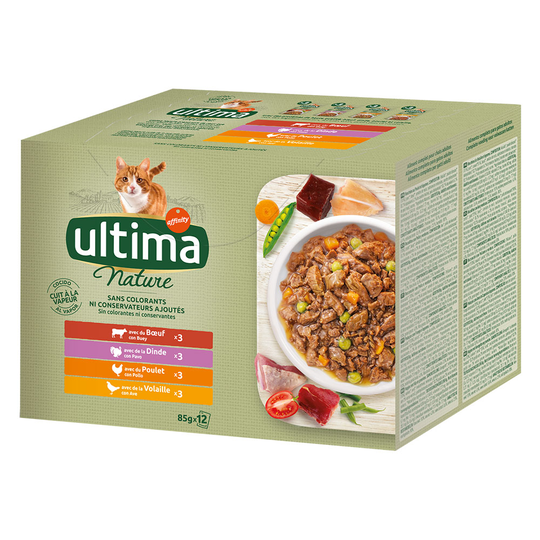 Ultima Nature våtfoder 48 x 85 g - Meat Variation