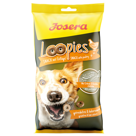 Josera Loopies - Ekonomipack: Fjäderfä 3 x 150 g
