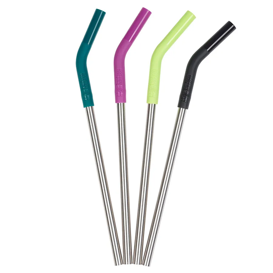 Klean Kanteen Sugrör Straw Multicolor 8mm, 4 st